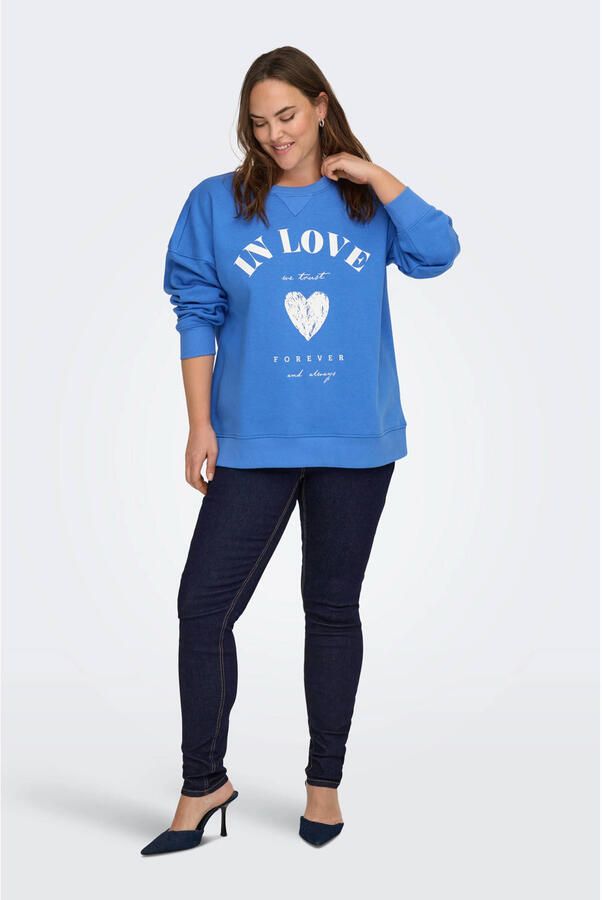 ONLY CARMAKOMA sweater blauw