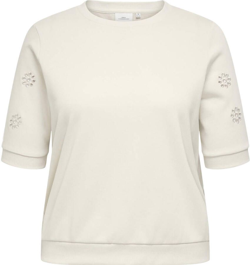 ONLY CARMAKOMA sweater ecru