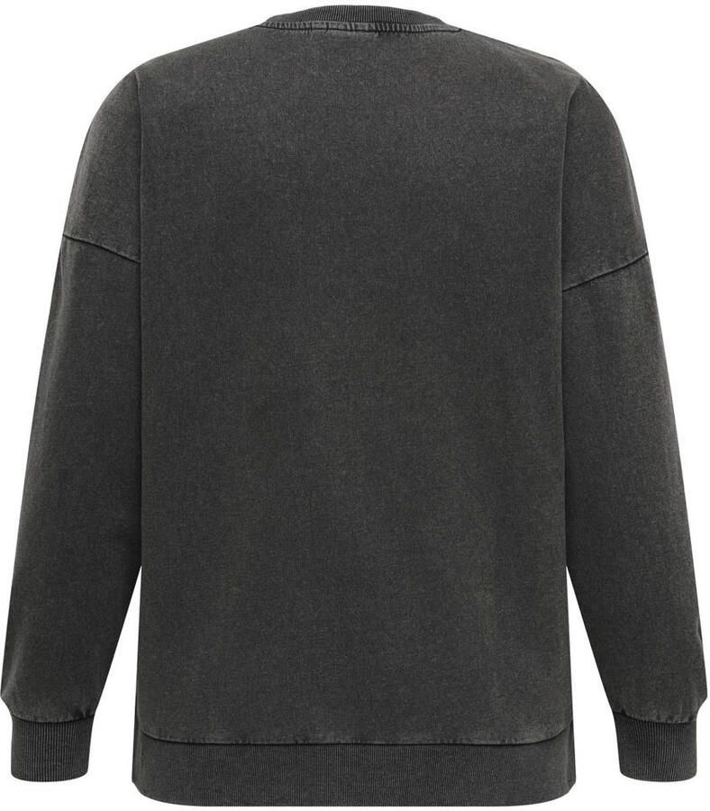 ONLY CARMAKOMA sweater grijs met pailletten - Foto 2