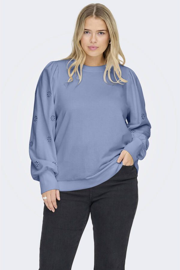 ONLY CARMAKOMA sweater lichtblauw