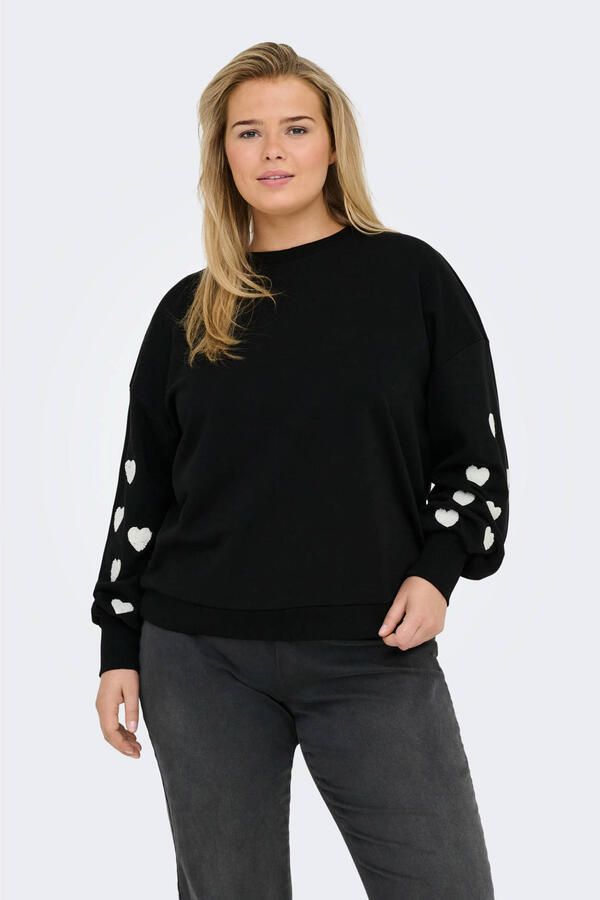 ONLY CARMAKOMA Sweatshirt CARMACY L S O-NECK CC SWT JRS - Foto 2