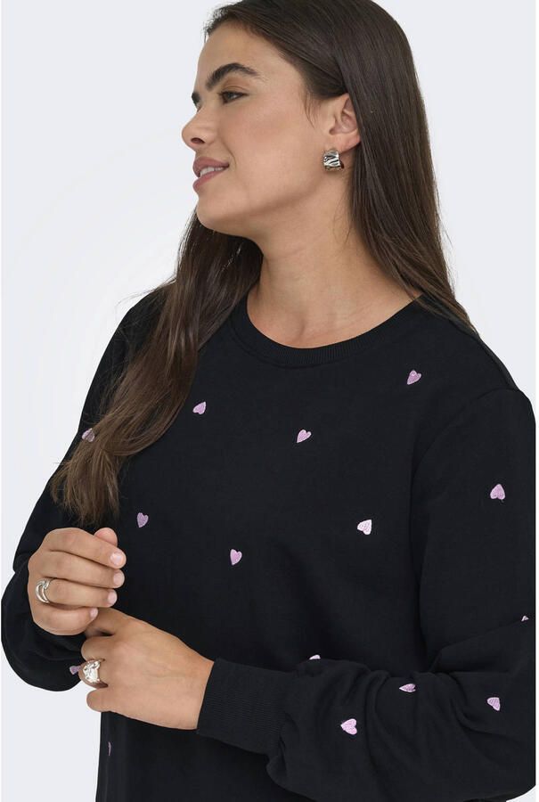 ONLY CARMAKOMA Sweatshirt CARMIA LS O-NECK SWEAT JRS - Foto 1