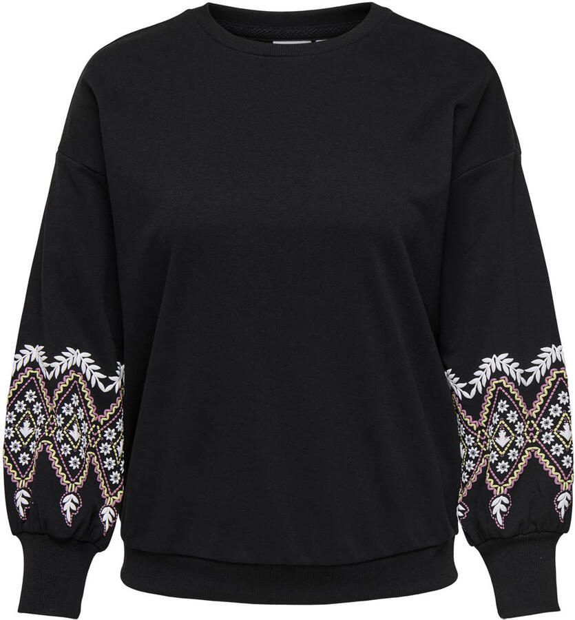 ONLY CARMAKOMA sweater zwart - Foto 2