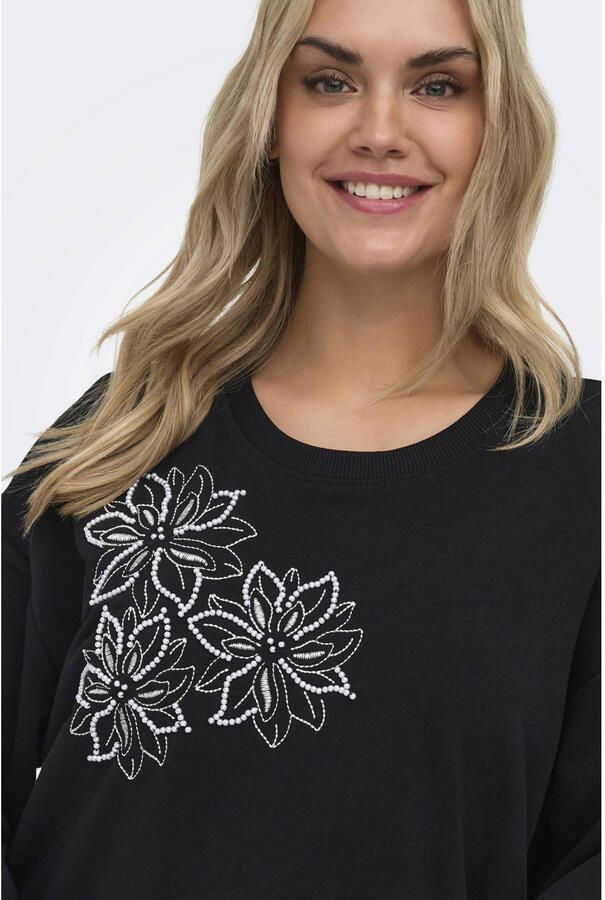 ONLY CARMAKOMA sweater zwart - Foto 3