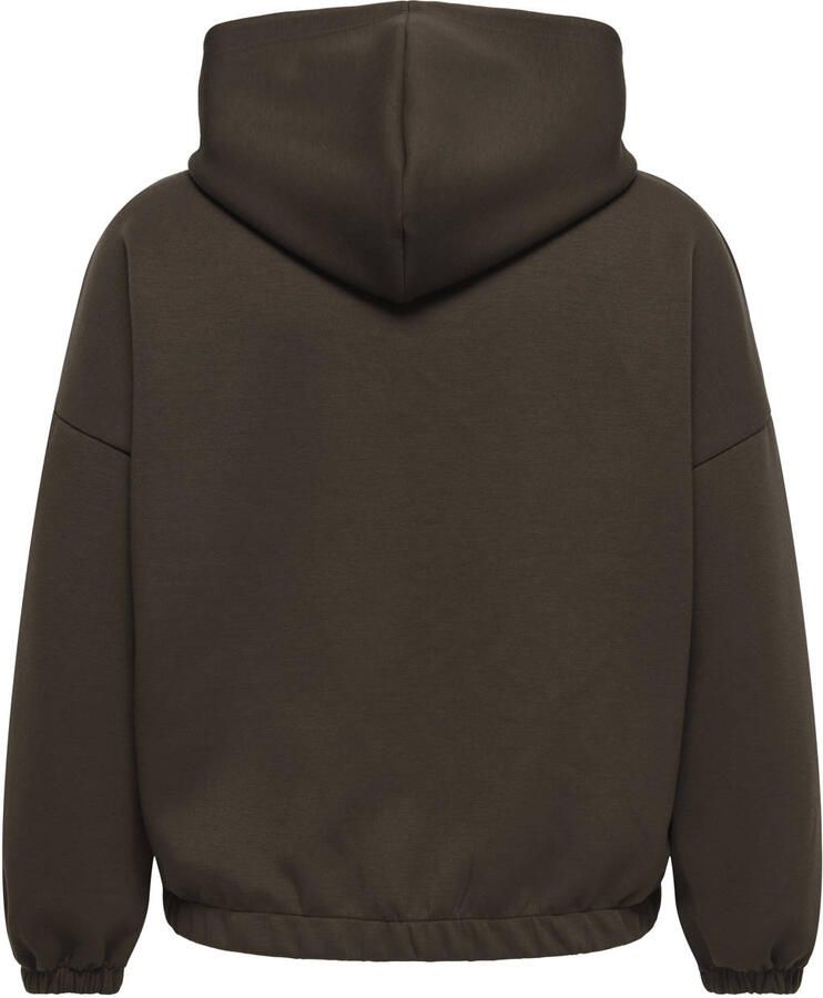 ONLY CARMAKOMA sweatvest Plus Size bruin - Foto 2