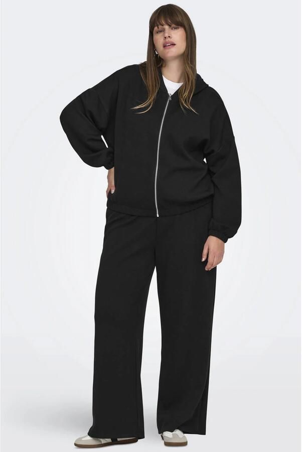 ONLY CARMAKOMA sweatvest zwart