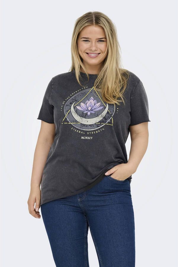 ONLY CARMAKOMA T-shirt CARLUCY LIFE REG S S TOP JRS NOOS