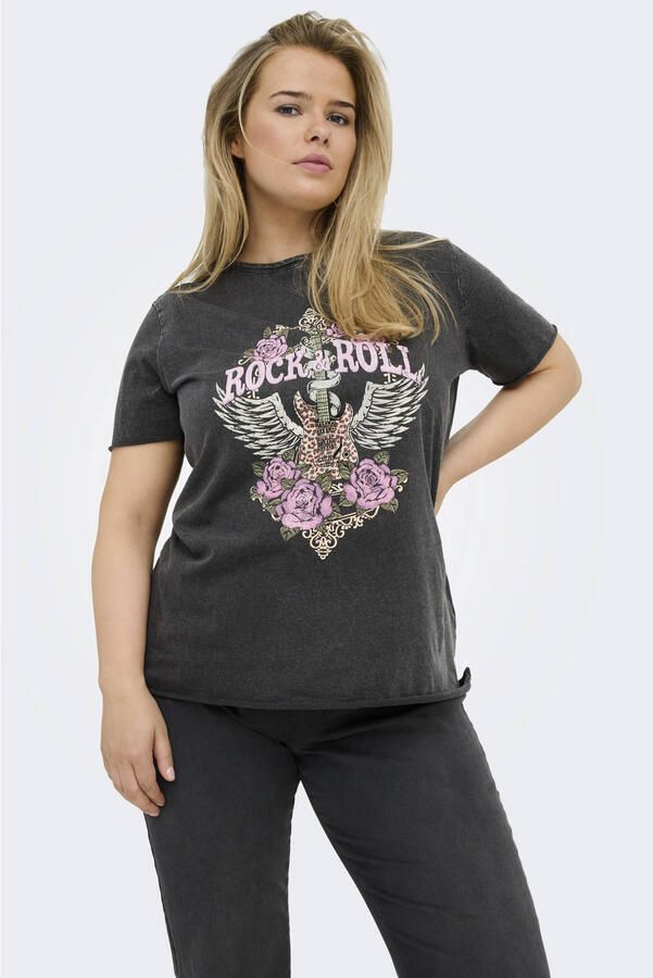 ONLY CARMAKOMA T-shirt CARLUCY LIFE REG S S TOP JRS NOOS