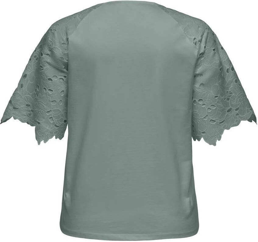 ONLY CARMAKOMA T-shirt grijsgroen