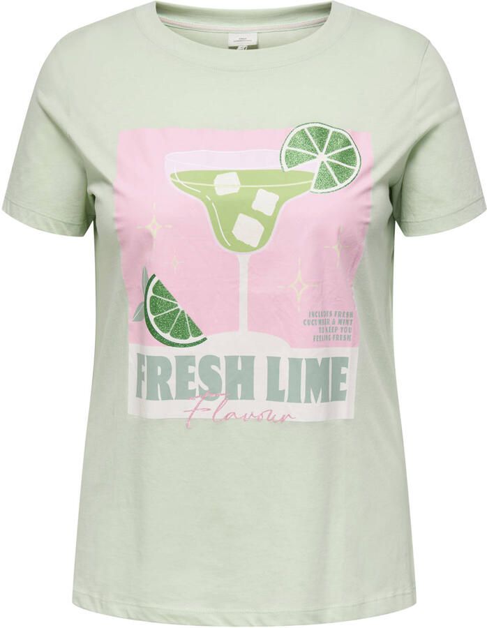 ONLY CARMAKOMA T-shirt mintgroen