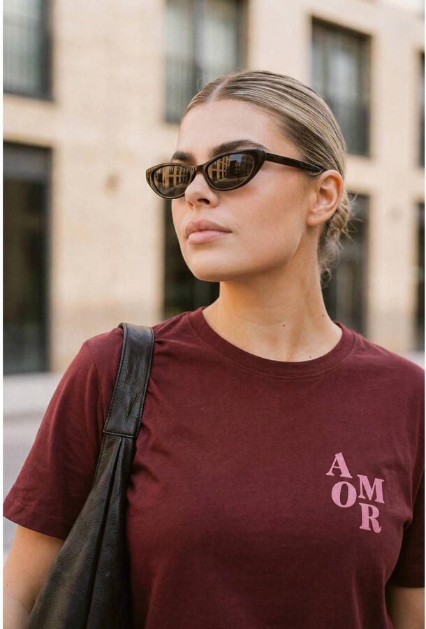 ONLY CARMAKOMA T-shirt Plus Size rood - Foto 2