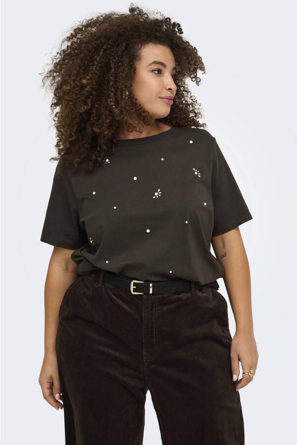 ONLY CARMAKOMA T-shirt Plus Size zwart