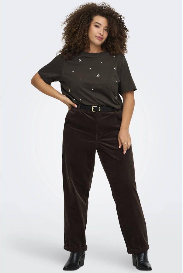 ONLY CARMAKOMA T-shirt Plus Size zwart - Foto 3