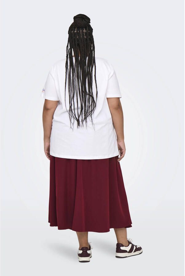ONLY CARMAKOMA T-shirt wit - Foto 2