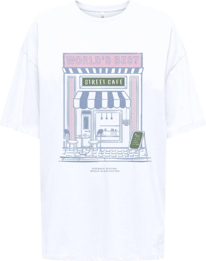 ONLY CARMAKOMA T-shirt wit