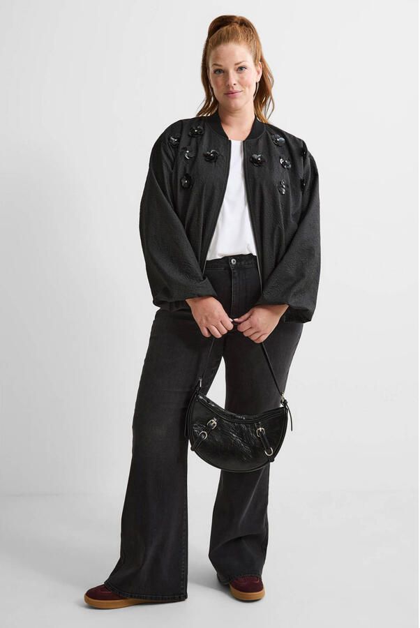 ONLY CARMAKOMA Shirt met korte mouwen CARMOSTER S S FOLD UP TOP JRS NOOS - Foto 2