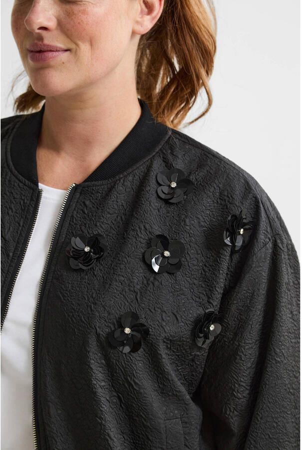 ONLY CARMAKOMA Shirt met korte mouwen CARMOSTER S S FOLD UP TOP JRS NOOS