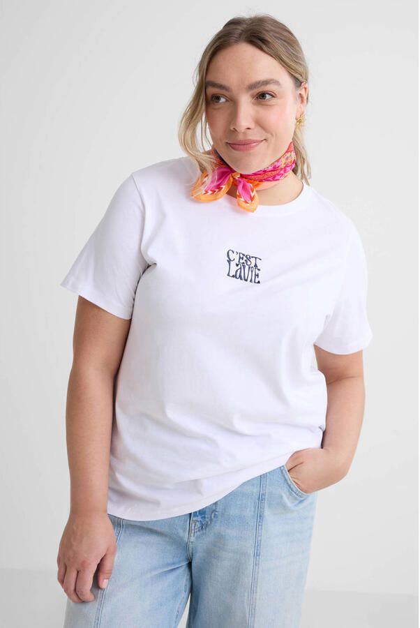 ONLY CARMAKOMA T-shirt wit