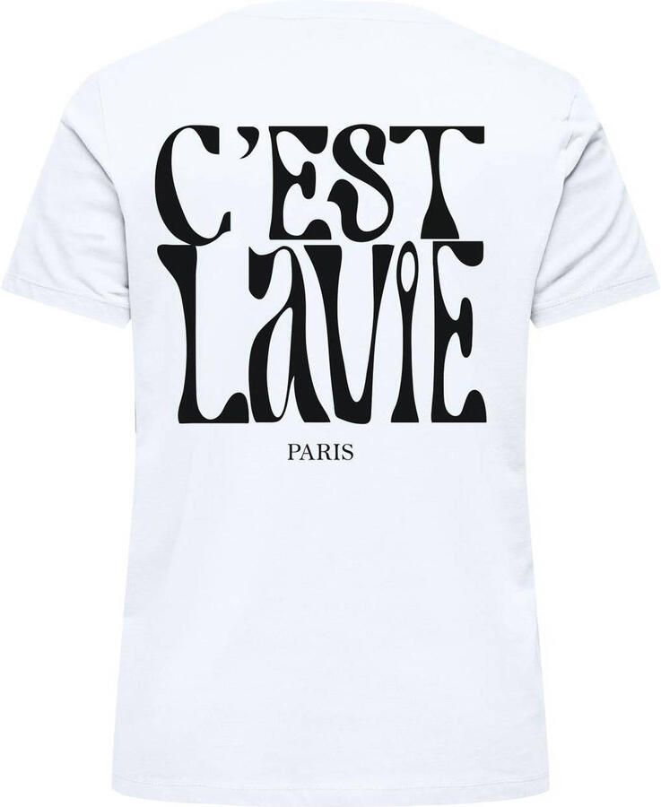 ONLY CARMAKOMA T-shirt wit - Foto 2