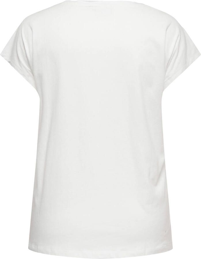 ONLY CARMAKOMA T-shirt wit - Foto 2
