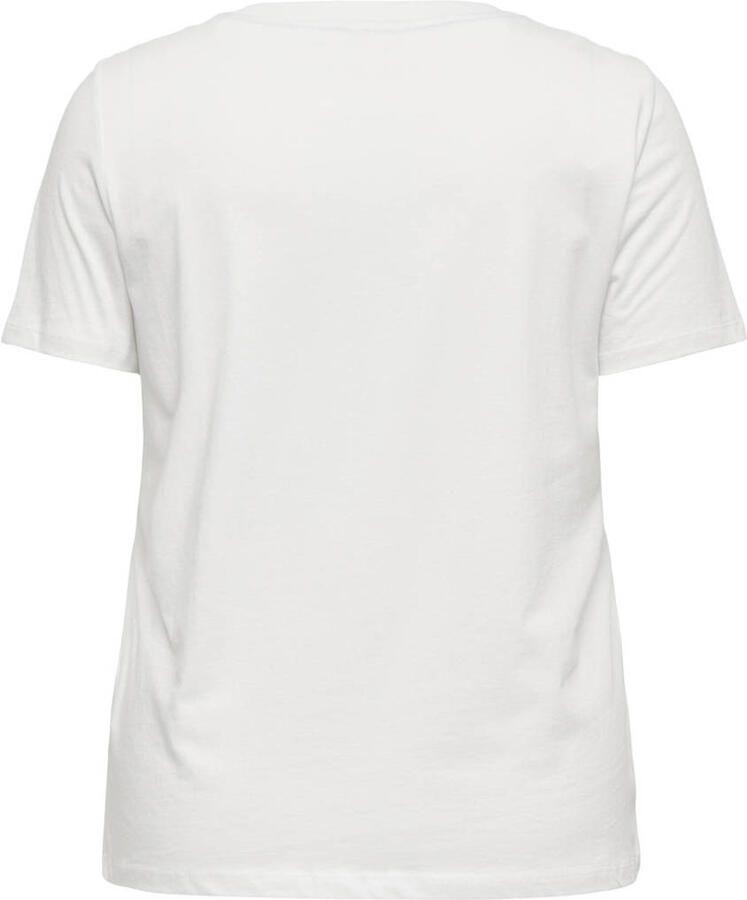 ONLY CARMAKOMA T-shirt wit - Foto 2