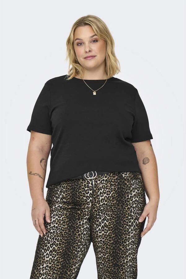 ONLY CARMAKOMA T-shirt zwart