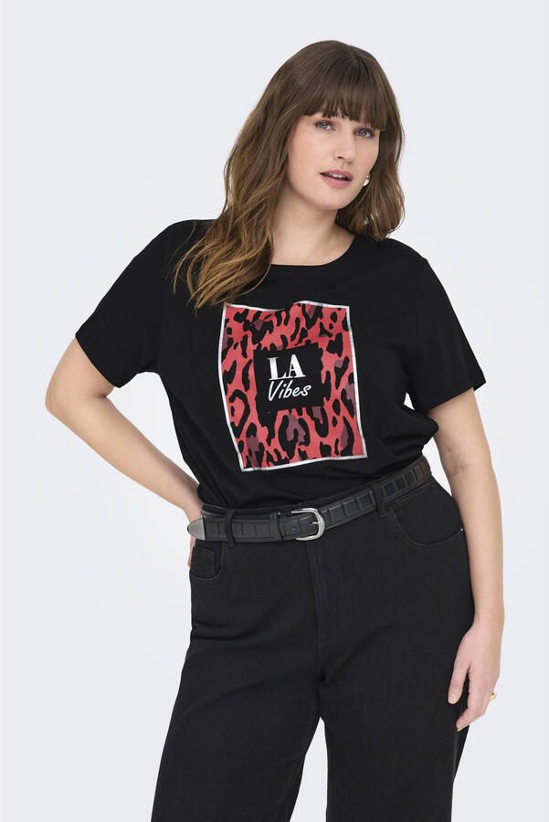 ONLY CARMAKOMA Shirt met korte mouwen CARBOOSTERY LIFE SS REG TEE JRS BS - Foto 3