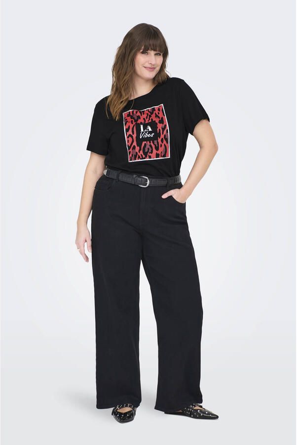 ONLY CARMAKOMA Shirt met korte mouwen CARBOOSTERY LIFE SS REG TEE JRS BS - Foto 2