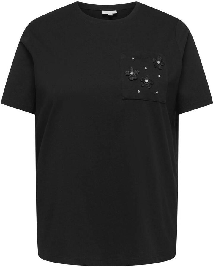 ONLY CARMAKOMA T-shirt zwart - Foto 2
