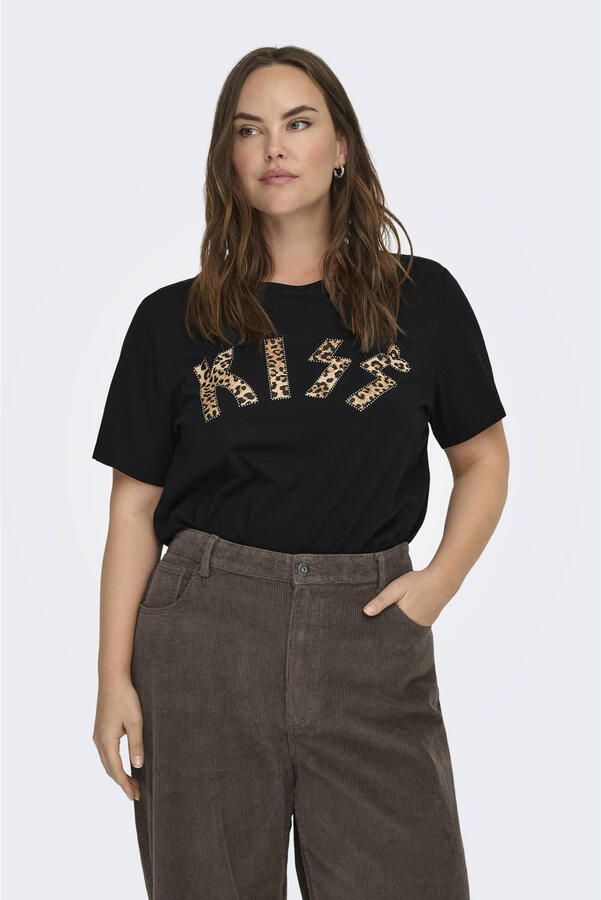 ONLY CARMAKOMA t-shirt zwart