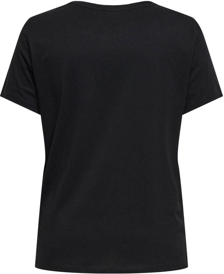 ONLY CARMAKOMA t-shirt zwart - Foto 2