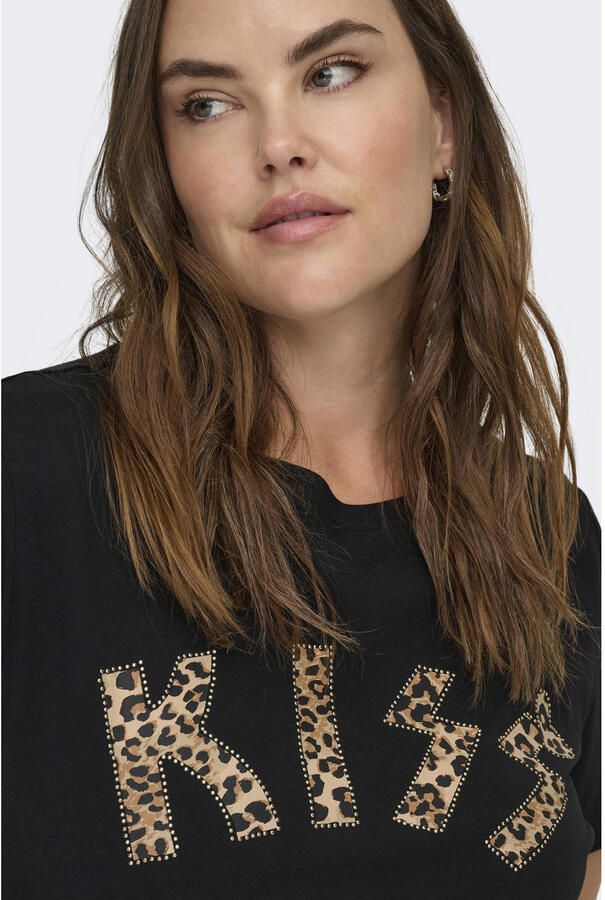 ONLY CARMAKOMA t-shirt zwart - Foto 3