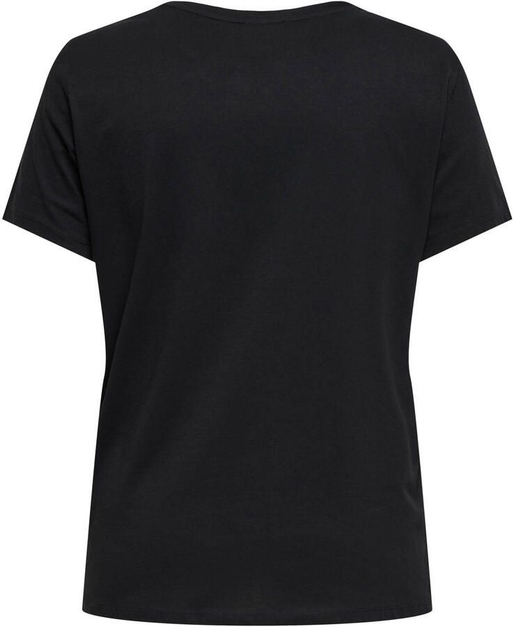 ONLY CARMAKOMA t-shirt zwart - Foto 2