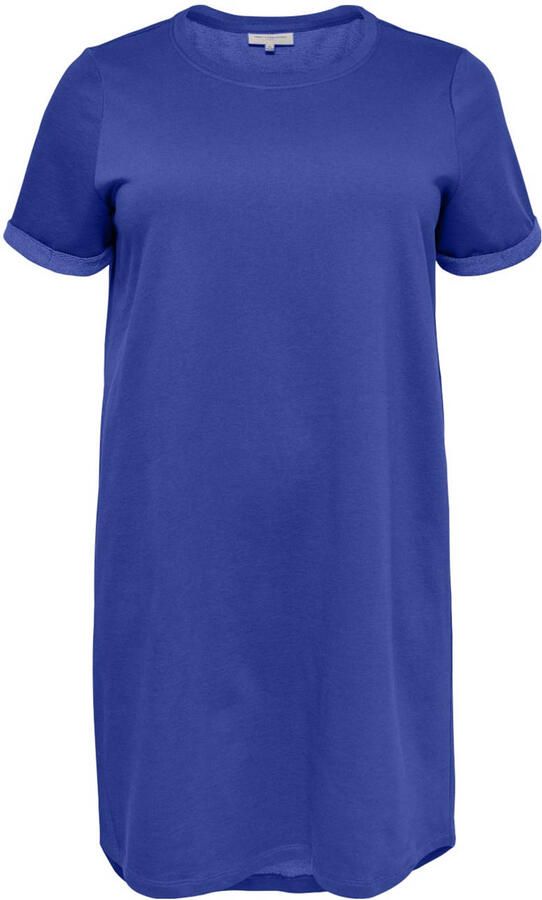 ONLY CARMAKOMA t-shirtjurk blauw - Foto 1