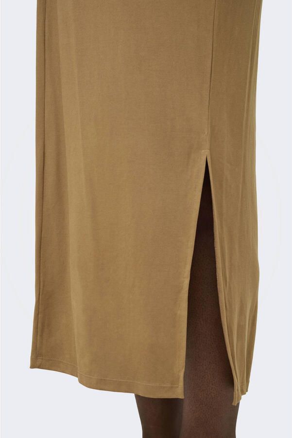 ONLY CARMAKOMA T-shirtjurk zomerjurk bruin - Foto 2