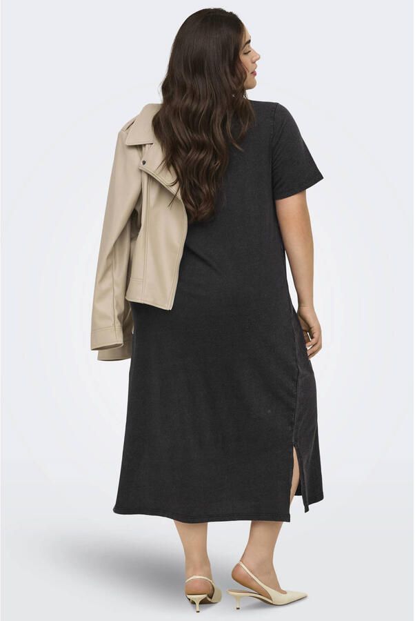 ONLY CARMAKOMA T-shirtjurk zwart - Foto 2