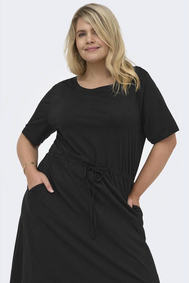 ONLY CARMAKOMA T-shirtjurk zwart - Foto 3