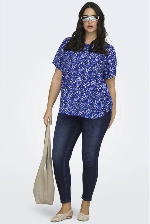 ONLY CARMAKOMA top blauw - Foto 3