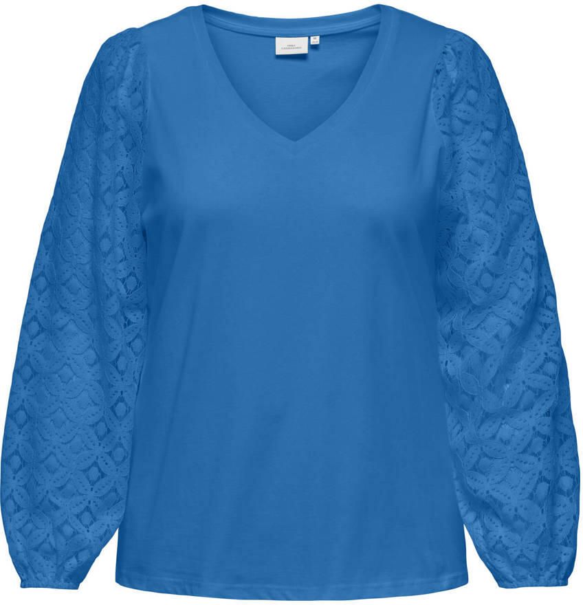 ONLY CARMAKOMA top blauw