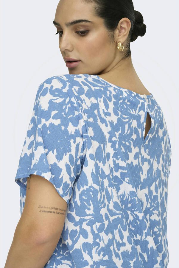 ONLY CARMAKOMA top blauw - Foto 3