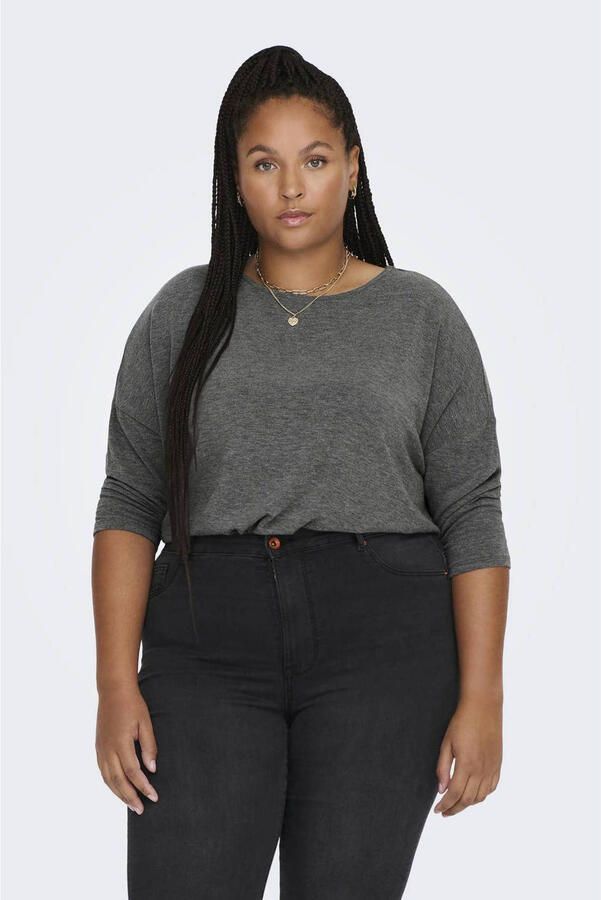 ONLY CARMAKOMA Shirt met 3 4-mouwen CARLAMOUR 3 4 TOP JRS NOOS - Foto 2