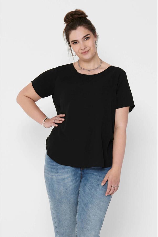ONLY CARMAKOMA PLUS SIZE blouseshirt met bloemenmotief model 'Carvica' - Foto 2