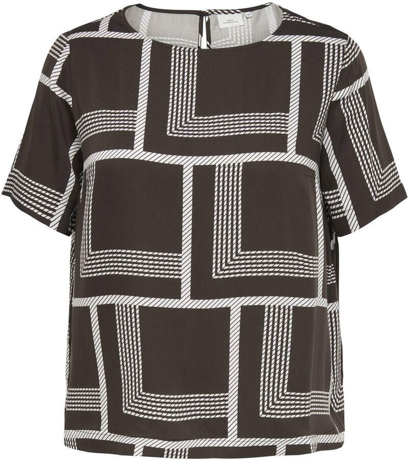 ONLY CARMAKOMA top donkerbruin