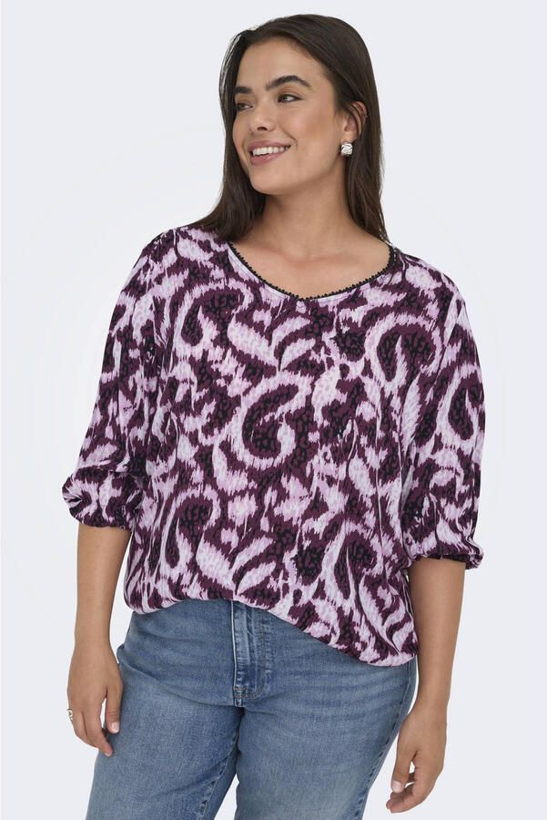 ONLY CARMAKOMA Shirtblouse CARTYLA LIFE 3 4 BLOUSE AOP - Foto 2