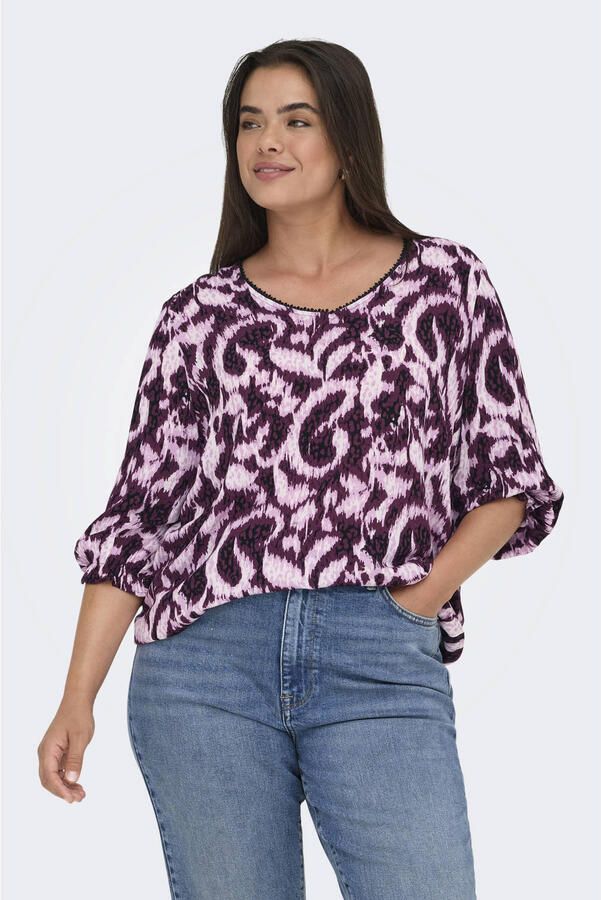 ONLY CARMAKOMA Shirtblouse CARTYLA LIFE 3 4 BLOUSE AOP
