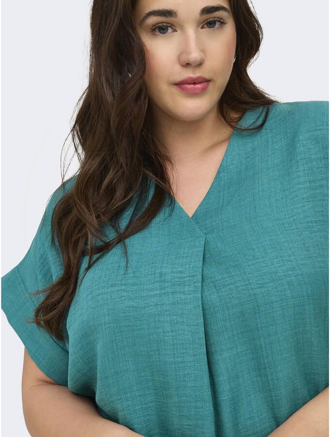 ONLY CARMAKOMA top groen - Foto 2