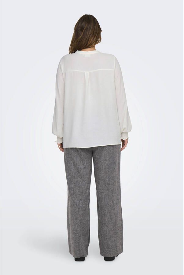 ONLY CARMAKOMA Shirtblouse CARMETTA LIFE V-NECK TOP WVN NOOS - Foto 2