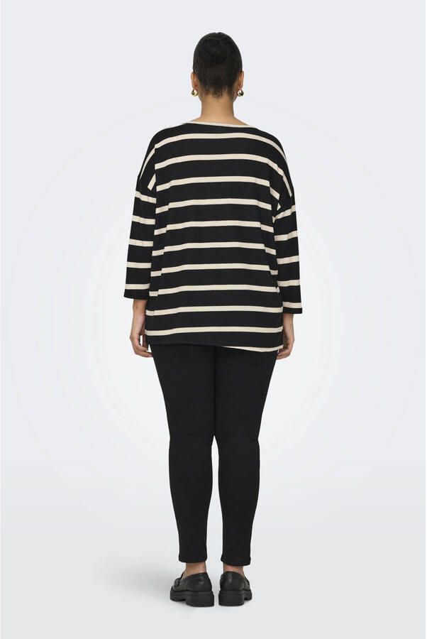 ONLY CARMAKOMA Shirt met 3 4-mouwen CARALBA 3 4 TOP NOOS - Foto 3