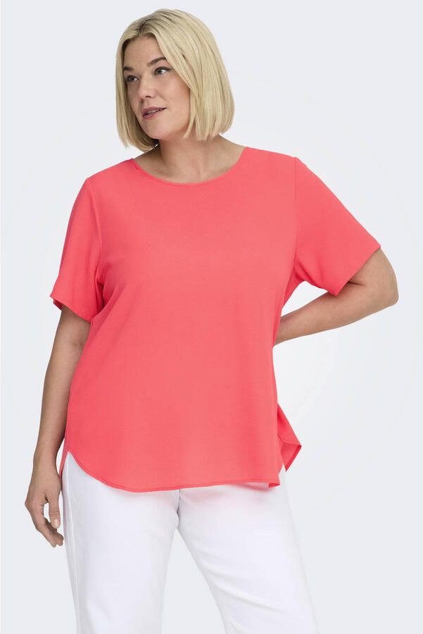 ONLY CARMAKOMA top koraalrood