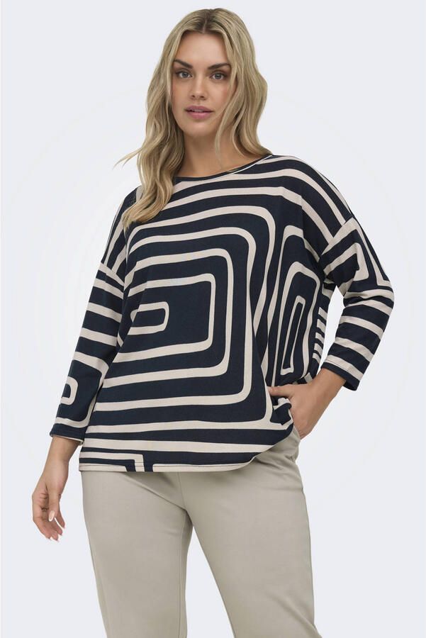 ONLY CARMAKOMA top met zebraprint